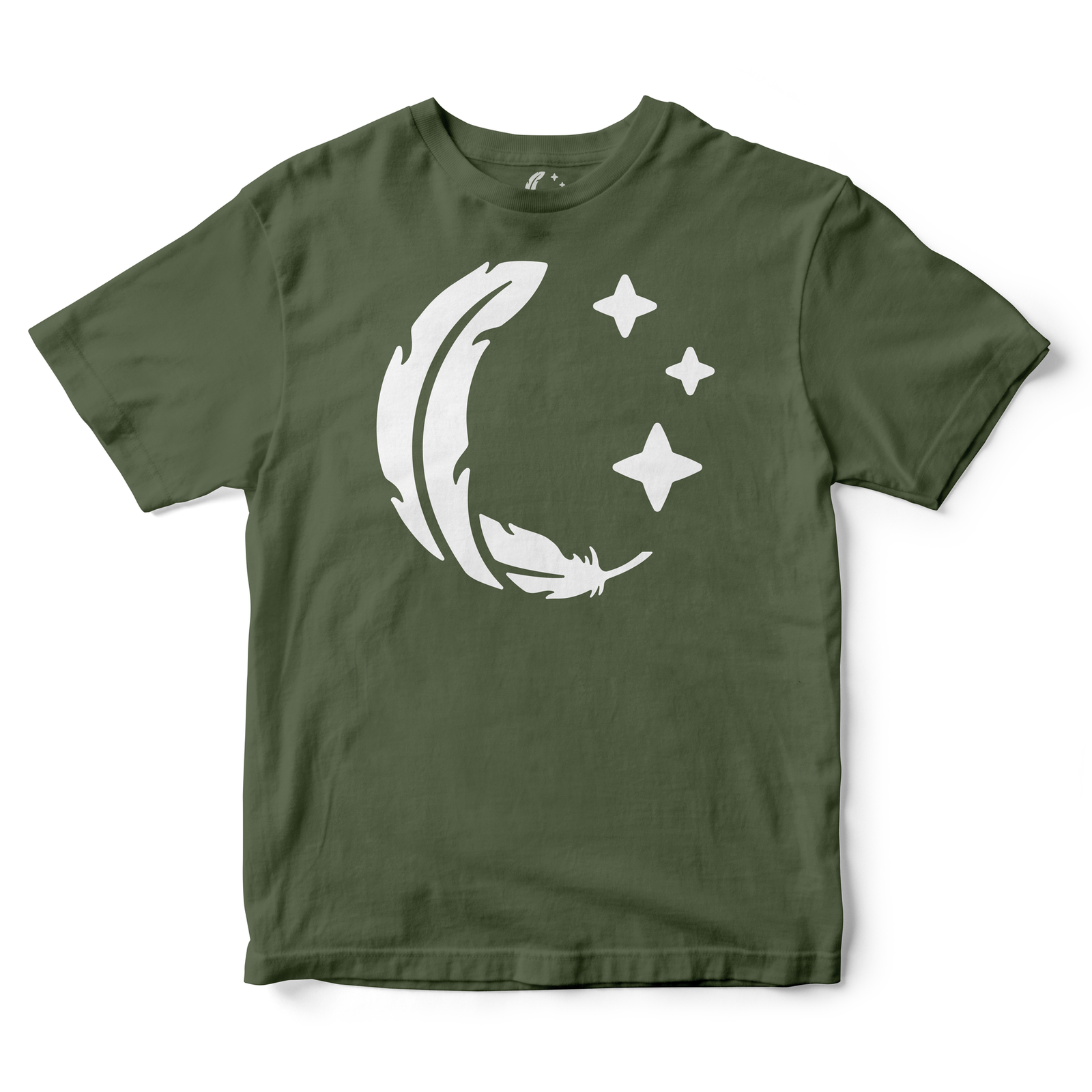 Sparrow Sleeps Logo Adult T-Shirt (Green)