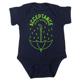 Acceptance Navy Onesie