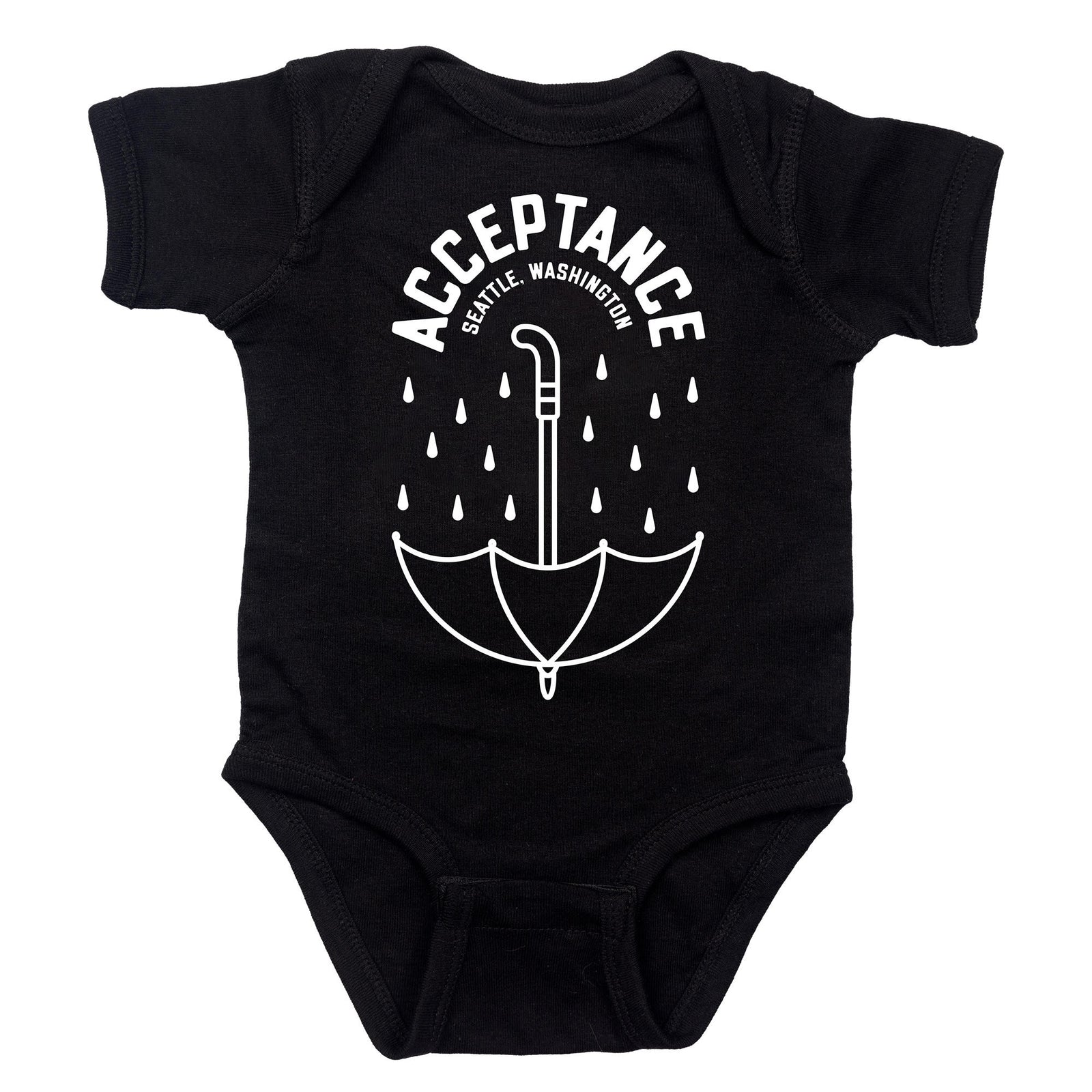 Acceptance Onesie (BLACK/WHITE)