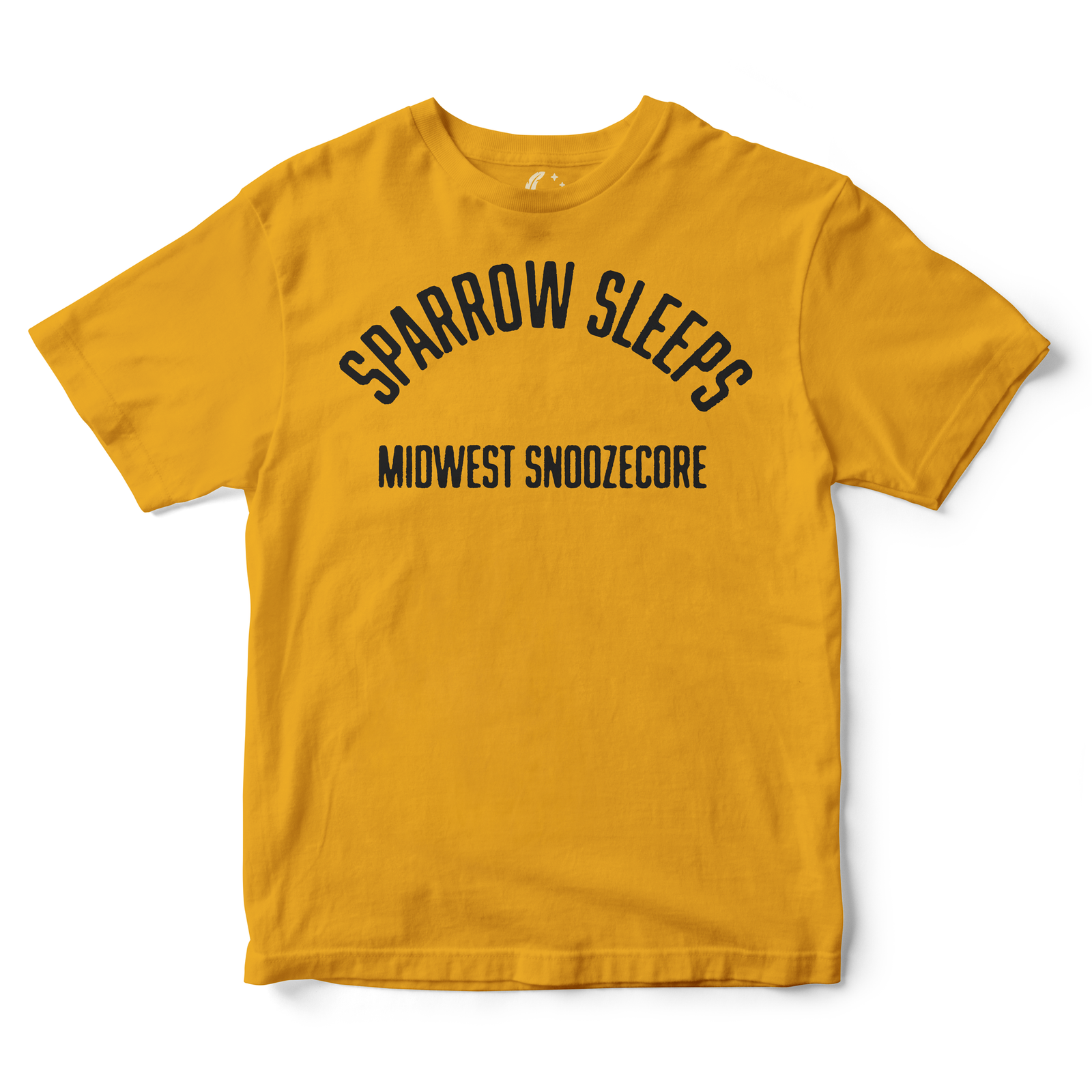 Midwest Snoozecore Adult T-Shirt (Mustard)
