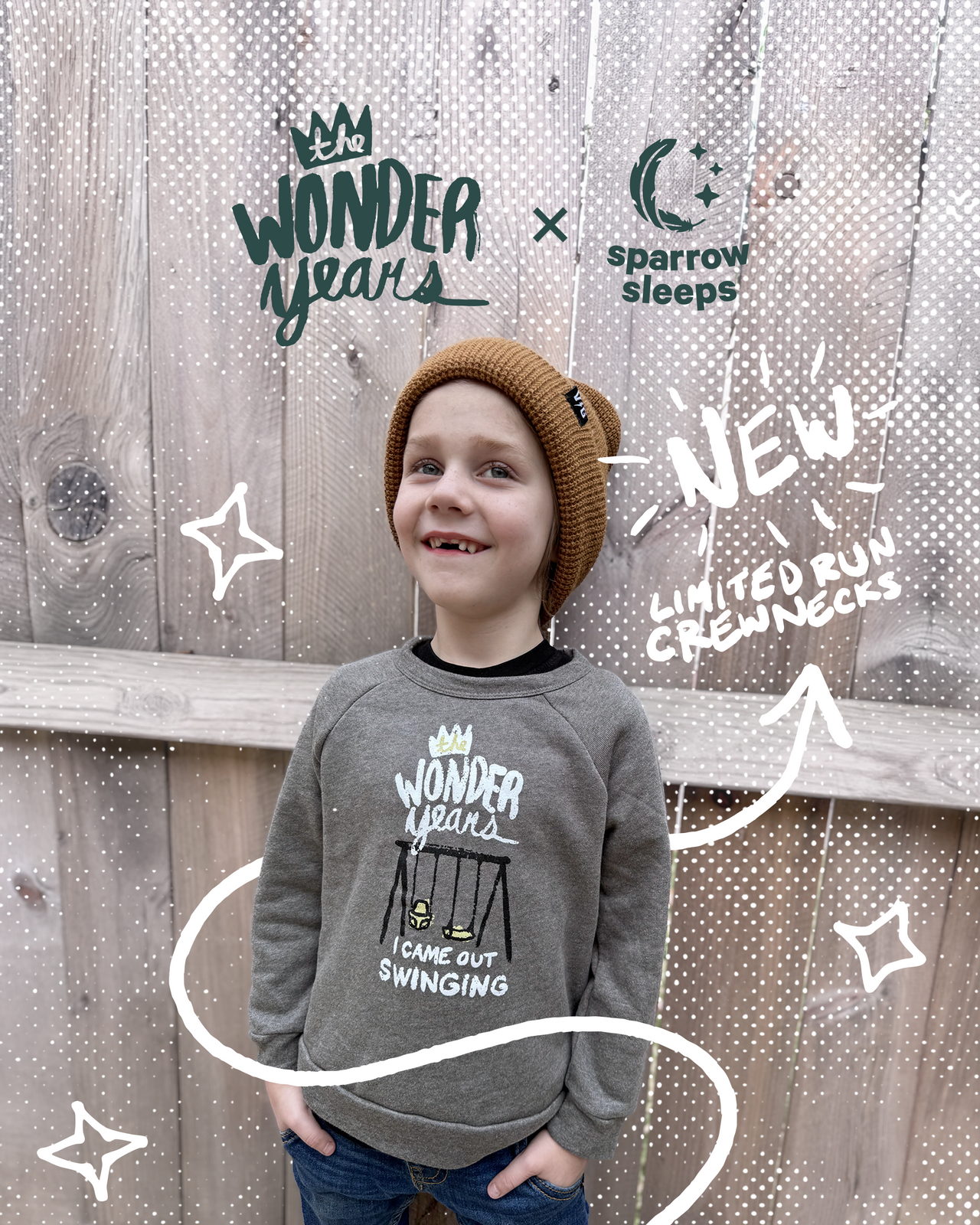 The Wonder Years Toddler Crewneck
