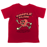 Simple Plan Red Toddler T-Shirt