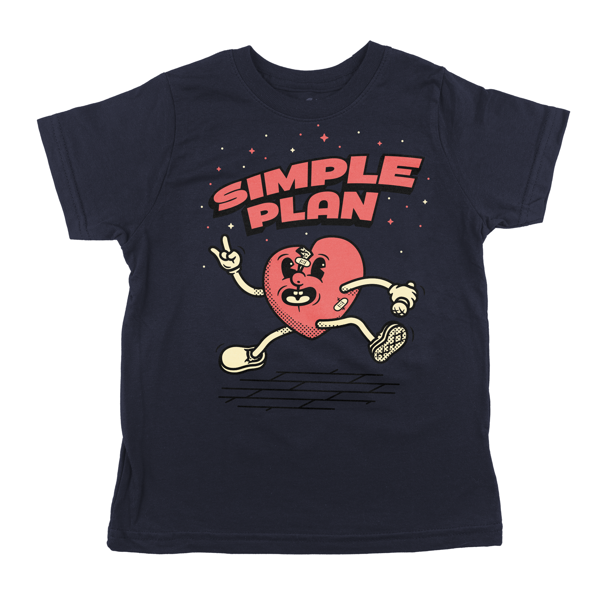 Simple Plan Navy Toddler T-Shirt