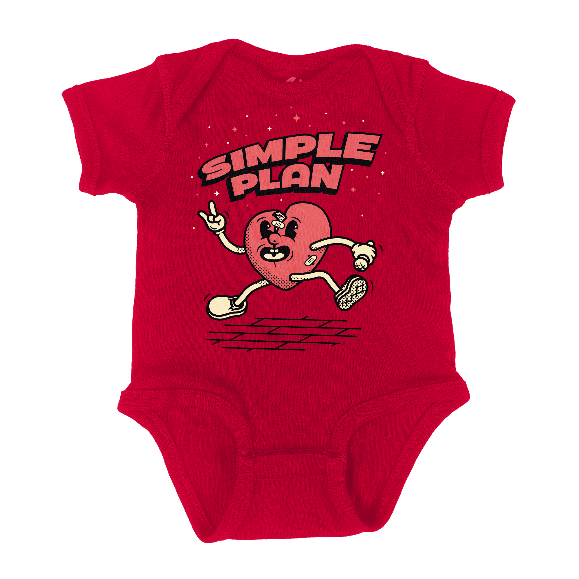 Simple Plan Red Onesie